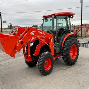 Tracteur compact agricole Kubota diesel 4x4 d'occasion avec chargeur et pelle rétrocaveuse, mini-tracteur utilitaire efficace pour l'agriculture intelligente - Product Image 3