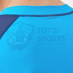 ซัพพลายเออร์ที่ดีที่สุด เสื้อผ้ากีฬาคุณภาพสูง ระบายอากาศได้ดี เสื้อแขนยาวสำหรับผู้ชาย ออกกำลังกาย น้ำหนักเบา ขายดี เสื้อแรชการ์ดสำหรับออกกำลังกายในยิม - Product Image 5