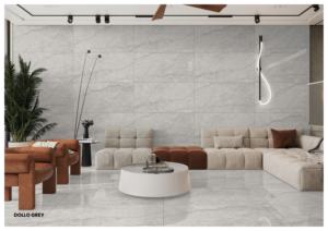 กระเบื้องพอร์ซเลนหรูหราเหนือกาลเวลา ขนาด 60x120 ซม. 600x1200 มม. 24x48 นิ้ว ผิวมันเงา รูปแบบขนาดใหญ่ พื้นผิวพรีเมียม สำหรับตกแต่งภายในอย่างสง่างาม - Product Image 4