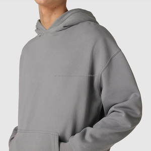 Nouveautés Sweat à capuche en coton 100% délavé à l'acide pour homme Sweat à capuche surdimensionné tricoté dans différentes couleurs et tailles - Product Image 3