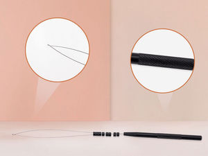 Strong Hold Microlink Install Remove Pliers Stainless Steel Black <b>Beading</b> Hook Hair <b>Extensions</b> Regal Impex - Product Image 3