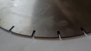 STEEL CORE - 390x2.0x25.4 - 28T (3x14) for Diamond <b>Saw</b> Blade - Product Image 2