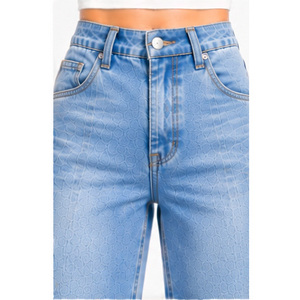 Pantalones vaqueros con logo en la cintura, estilo cargo, de tela vaquera, pantalones vaqueros de primavera, pantalones vaqueros de estilo vintage - Product Image 4