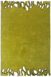 Tapis et carpettes en laine de Nouvelle-Zélande à poils longs, design abstrait moderne, faits à la main, écologiques - Product Image 6