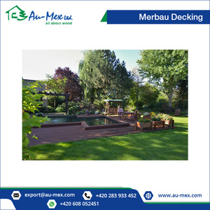 Merbau Wood <b>Decking</b> 25x145-Modern Reeded Grooves Design High Quality - Product Image 2