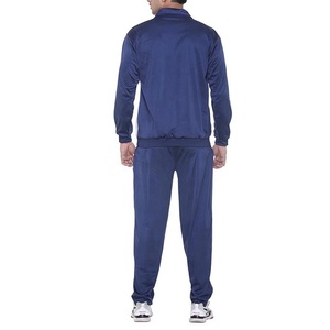 Ensemble de survêtement de jogging en polyester 100% pour hommes, coupe ajustée, veste à fermeture éclair deux pièces écologique, pantalon, logo personnalisé, broderie, maternité - Product Image 2
