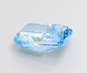 Diamante Cultivado en Laboratorio con Certificación IGI, Corte Radiante de 3.02 CT, Color Azul Intenso Fantasía, Claridad VS1, CVD 687503122, ROYAL GEMS para Joyería - Product Image 3