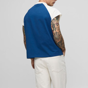 Reglan Sleeves Stringer Men's High Quality Wholesale Round Neck Cropped Design Tank Top OEM Multi Color Streetwear Fashionable - Product Image 6