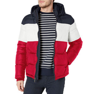 Fully Customized <b>Men's</b> <b>Waterproof</b> Canvas Puffer <b>Jackets</b> Polyester Wadding Filled <b>Winter</b> DDP Shipping - Product Image 4