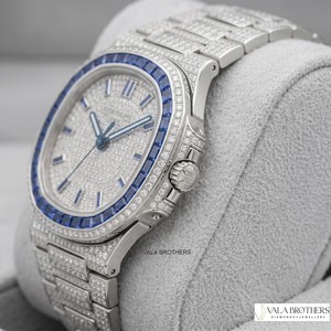 Reloj de Lujo para Hombre Petek Philippee, 39 mm, Redondo, Analógico, Mecánico, con Diamantes, Cristal de Zafiro, Acero Inoxidable, Cierre Desplegable - Product Image 6