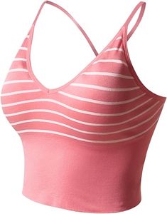 <b>Women's</b> Chic Racerback Bra Strappy Design Wireless Padded Workout Bra Breathable Fitness Crop Top Europe Trend Wholesale 2026 - Product Image 6