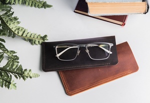 Estuche para Gafas de Sol, Minimalista, de Cuero, Regalo de Aniversario para Él, Regalo para Hombre, LGC-0048 - Product Image 4