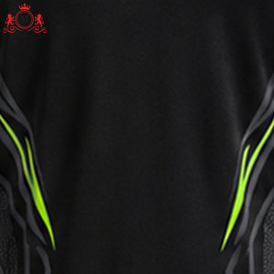 Conjunto de Camiseta y Pantalones Cortos de Fútbol Sublimados en Negro y Verde para Hombre, Uniforme Deportivo Transpirable de Poliéster para Adultos - Product Image 6
