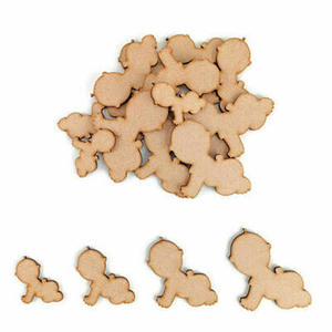 Juego de 20 animales de madera cortados con láser, juguete de madera para niños, aprendizaje de nombres de animales, nuevo y divertido juego. - Product Image 3