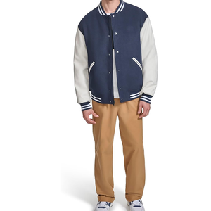 เสื้อแจ็คเก็ตเบสบอลแบบสั่งทำพิเศษสำหรับผู้ชาย รุ่น Voristy - Product Image 2