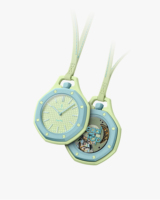 Montre de poche octogonale à quartz, pendentif collier, cordon, boîtier en alliage plastique 44mm, fine, pour usage quotidien, écologique, mode, avec aiguilles