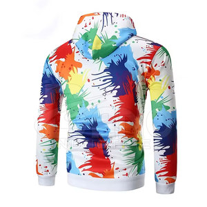 Sudadera con Capucha Sublimada Personalizada, Sudadera de Invierno Gruesa de Algodón Suave, Ecológica, Transpirable, con Diseño de Bolsillo Informal para Hombre - Product Image 2
