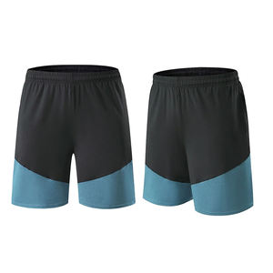 Pantalones Cortos Deportivos de Secado Rápido para Correr, Cintura Elástica, de la Más Alta Calidad, para Hombre, Tejido Transpirable, Lisos, para Gimnasio - Product Image 1