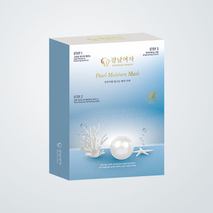 มาส์กหน้าเกาหลี K-Beauty Gangnam Woman Pearl Moisture Mask 3STEP ผลิตในเกาหลี บำรุงผิวหน้า - Product Image 4