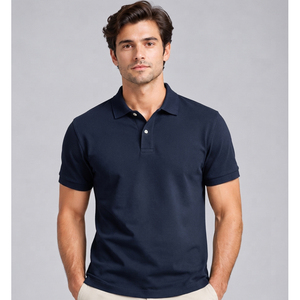 Camiseta Polo Personalizada para Hombre, Tejido de Algodón Piqué Suave, Textil Duradero, Transpirable y Cómodo para Ropa de Marca Privada - Product Image 4
