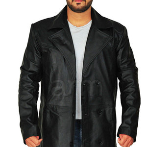 Abrigo de Cuero Casual para Hombre, Nuevo Diseño de Invierno, Venta Caliente, Servicio OEM de Alta Calidad, Precio Bajo - Product Image 4