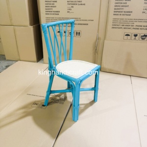 Silla Infantil de Ratán Hecha a Mano de Primera Calidad para Fiestas de Cumpleaños, Bodas, Eventos, Muebles Montessori para Preescolar, Fábrica OEM - Product Image 3