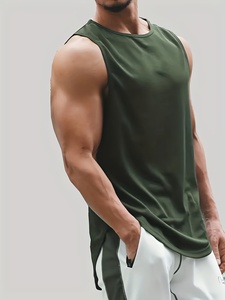 Débardeur à porter toute la journée, coupe ample, construction respirante, vêtements décontractés essentiels pour l'été et matière douce - Product Image 1