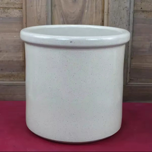 Porte-ustensiles en céramique minimaliste, finition mate mouchetée, cuit au four, résistant à la chaleur, durable, à large ouverture, organiseur de cuisine - Product Image 6