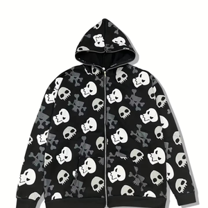 Vente en gros de sweats à capuche tendance pour hommes, imprimés sur toute la surface, avec logo personnalisé, streetwear, mode - Product Image 1