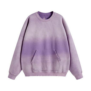 Sudaderas de Invierno Extra Grandes de Estilo Americano Vintage para Hombre con Logotipo Personalizado, Sudaderas Básicas de Alta Calidad con Cuello Redondo, 380 Gramos, Lavadas con Ácido - Product Image 6