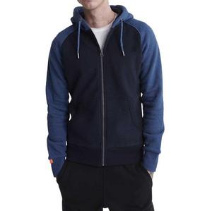 Sweat-shirt à capuche zippé en coton pour homme, doux, respirant, avec fermeture éclair intégrale, capuche réglable, décontracté, pour tous les jours - Product Image 3