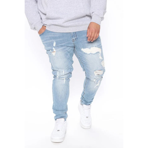 Venta al por mayor de pantalones vaqueros de corte de bota a la moda para hombre - Product Image 5