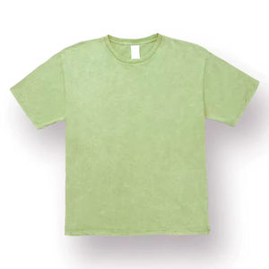 Camisetas Personalizadas de Alta Calidad para Hombre, Venta al por Mayor, Servicio OEM, Estilo Vintage, Ropa Casual Urbana, Algodón Orgánico, Hip Hop - Product Image 5
