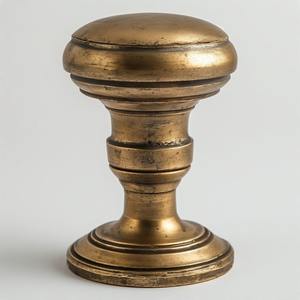 Butée de porte moderne en laiton massif pour salle de bain et cuisine, conçue pour une installation au sol avec support durable - Product Image 2