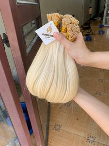 CDYHAIRVN Extensiones de Cabello Humano Natural Liso Extremo 613 con Puntas de Queratina I U V K, No Remy, Aptas para Decoloración, Color Personalizado, Directo de Fábrica - Product Image 3