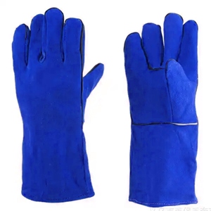 Gants de soudure en cuir de vachette pleine fleur robustes, haute qualité, résistants à la chaleur, aux étincelles et à l'abrasion, pour la lutte contre les incendies et le barbecue - Product Image 5