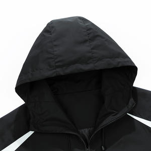 Chaqueta Cortavientos Deportiva Personalizada con Logotipo para Hombre, Chaqueta Deportiva con Cierre Completo para Gimnasio, Correr, Deportes, Moda - Product Image 4