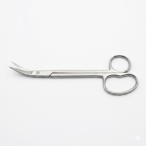Tijeras Profesionales Manuales de Acero Inoxidable para Uñas de los Pies, con Hoja Dentada, Medistar MI-ET-3, Certificación CE, Dispositivo Médico Clase I - Product Image 1