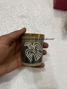 Natural Buffalo Viking Drinking Horn shot Glass Cup <b>Whisky</b> Dram Real Horn Glass at Affordable Price Direct Factory Supply - Product Image 3