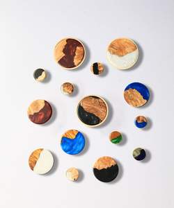 Poignées de porte décoratives en résine métallique de qualité supérieure, effet marbre, pour armoires de cuisine, placards, tiroirs, meubles, poignée élégante - Product Image 4