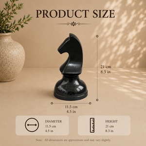 Elegant <b>Chess</b> Queen Sculpture Polished Stone Finish Premium <b>Table</b> Decor Elegant Home Office Display Accent Figurine - Product Image 2