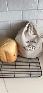Custom Printed Jute Bread <b>Bag</b> with Food Safe Inner Layer for Bakery Use - Product Image 4