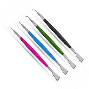 Nouvelle gamme d'outils de lifting des cils en acier inoxydable, couleurs bleu, noir, rose et pointe dorée, emballage personnalisé - Product Image 4