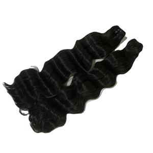 Extensiones de Cabello Humano Natural de Alta Calidad, 100% Remy, Trama Simple, Super Doble, Color Natural, Proveedores Altamente Recomendados - Product Image 1