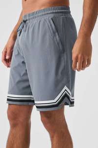 Pantalones Cortos Deportivos de Felpa de Algodón de Alta Calidad con Logotipo Personalizado para Hombre, Pantalones Cortos Deportivos Casuales de Felpa Francesa, Servicio OEM - Product Image 2