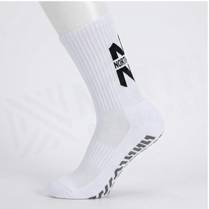 Chaussettes blanches à col ras du cou, couleur unie, respirantes, tricotées pour adultes, usage quotidien - Product Image 3