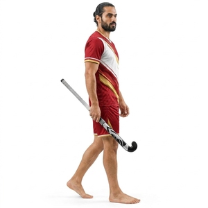 Uniforme de hockey léger et de qualité supérieure pour équipe, avec une coupe athlétique et une gestion de l'humidité pour la performance des joueurs, uniforme de hockey respirant. - Product Image 6