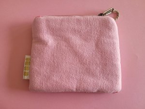 Handmade Square Pink Beaded Cherry <b>Purse</b> With <b>Green</b> Tassel Zipper Craft Gift - Product Image 5