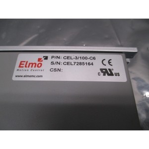 Contrôleur de mouvement ELMO CEL-3/100-C6, servomoteur - Équipements et pièces semi-conducteurs d'occasion fiables à l'échelle mondiale - Product Image 1