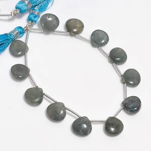 Cuentas de Piedra Preciosa Natural de Aguamarina Musgosa en Forma de Corazón, Lisas, de 8mm, Cuentas Sueltas Semipreciosas para Fabricación de Joyería a Precio de Fábrica - Product Image 2